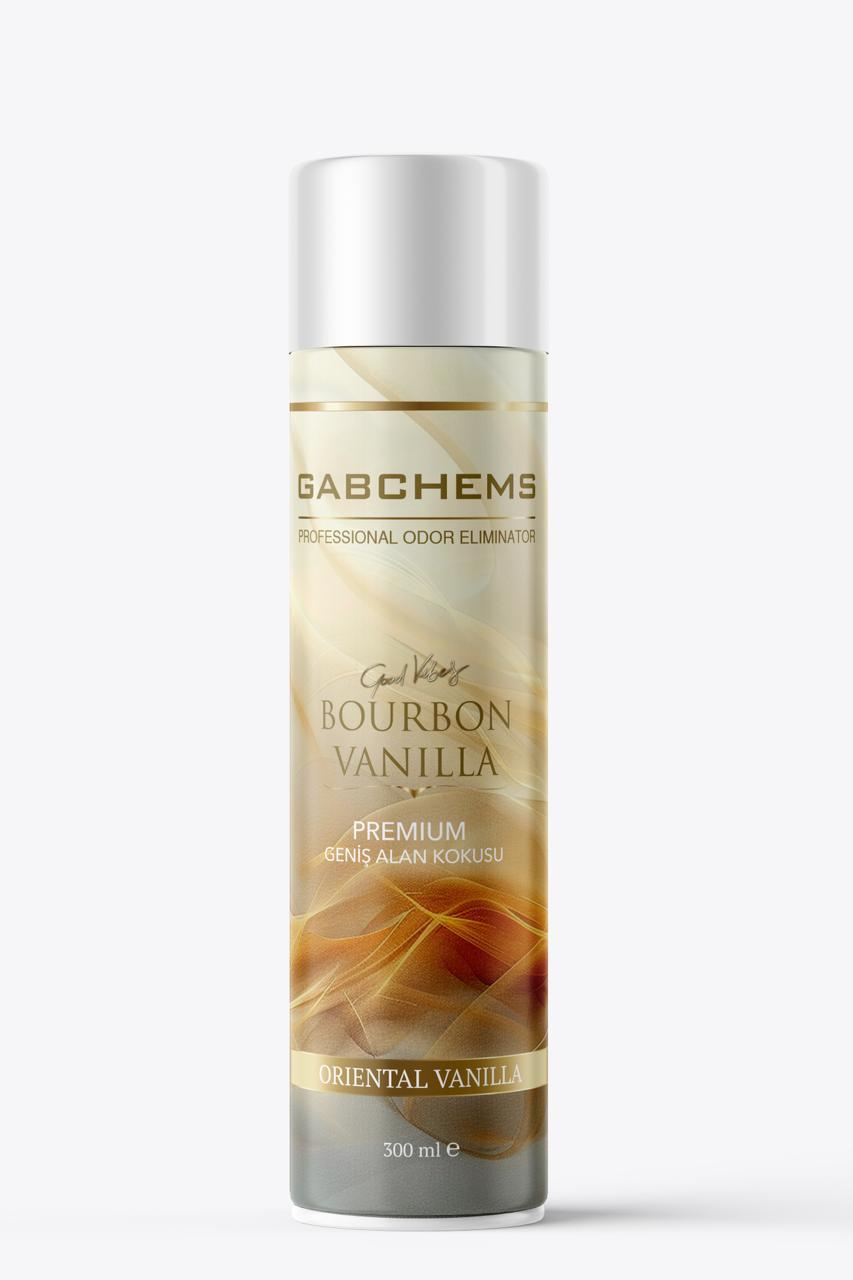 Gabchems Bourbon Vanilla Premium Oda Spreyi 300 ml – Sıcak & Sofistike Vanilya Kokusu